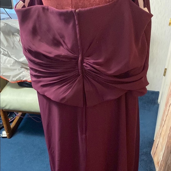 Evening Gown Modern Maids Purple Gown Size 26W with Jacket with Silver Jewels - Picture 12 of 15